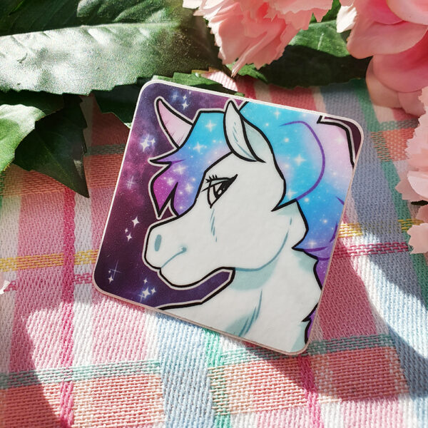 Matte Vinyl Sticker - Galaxy Unicorn