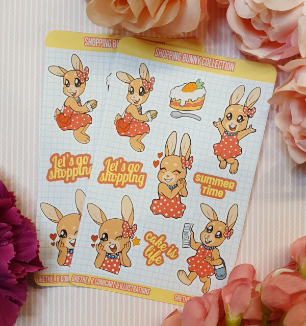 Journal stickers - Cute bunny