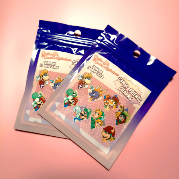 Blind Bag: Double-sided acrylic Charm - Gamer Buddies