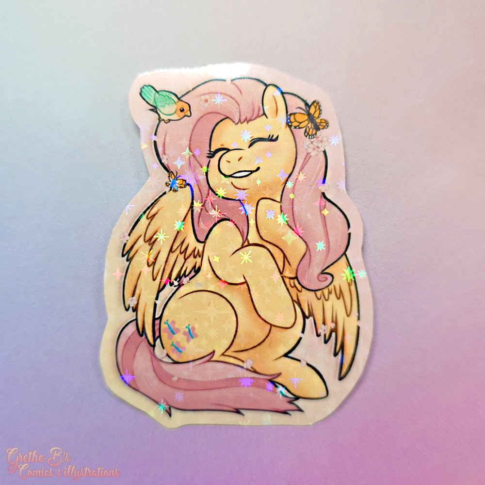 Holo Laminated Sticker - Mane 6