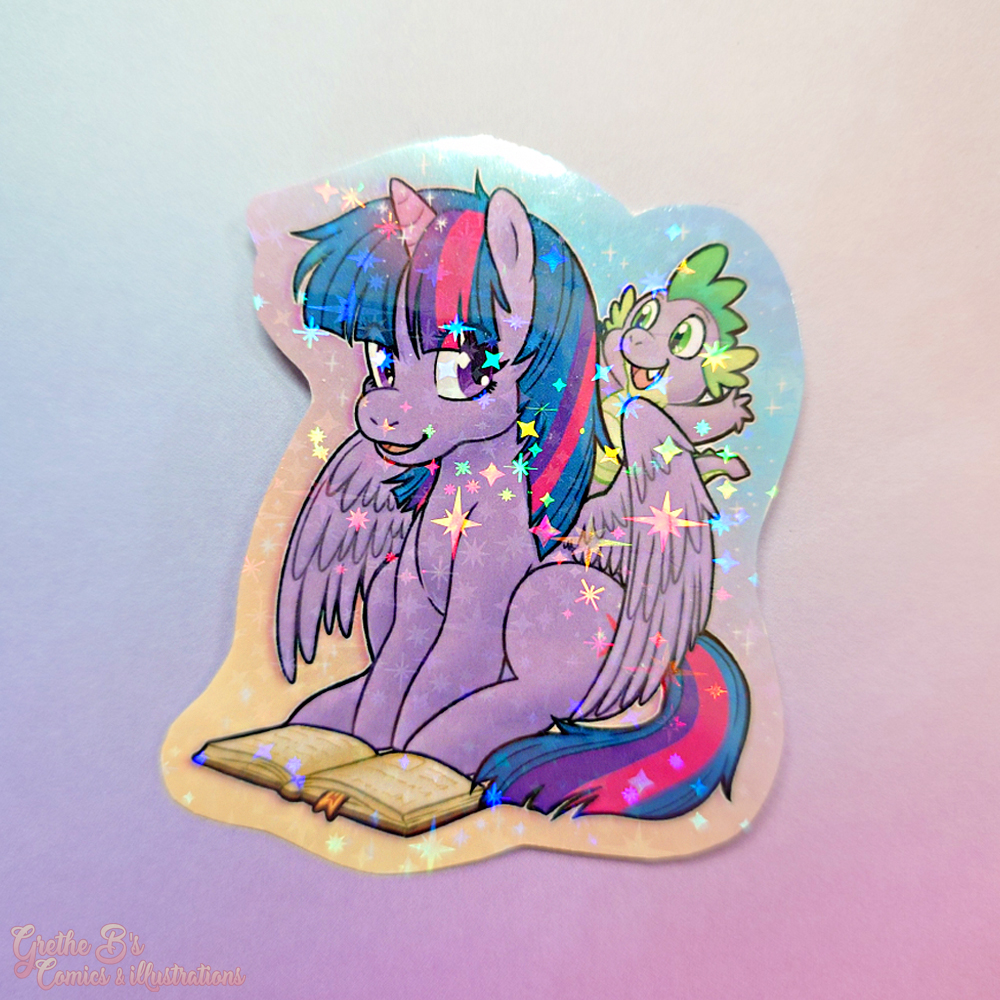 Holo Laminated Sticker - Mane 6