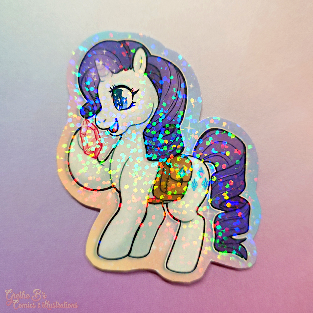 Holo Laminated Sticker - Mane 6
