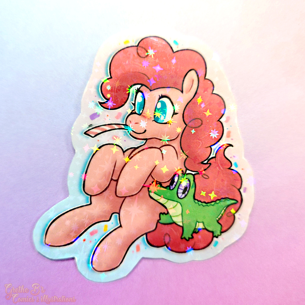 Holo Laminated Sticker - Mane 6