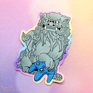 Laminated Glossy Sticker - Controller guardian