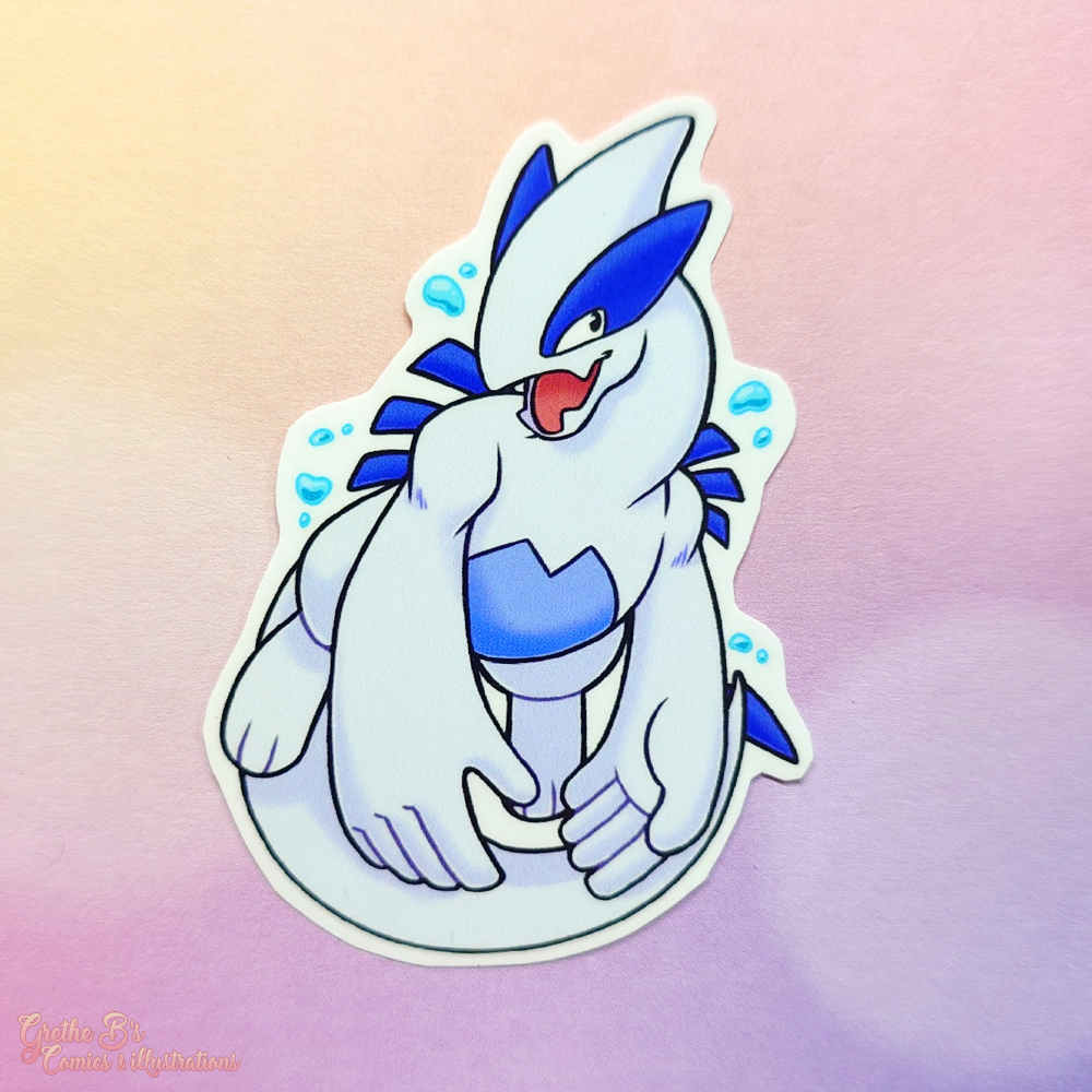 Laminated Glossy Sticker - Ocean Legendary