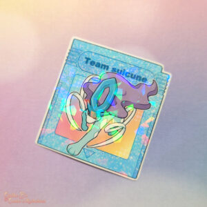 Holo Laminated Sticker - Team Crystal